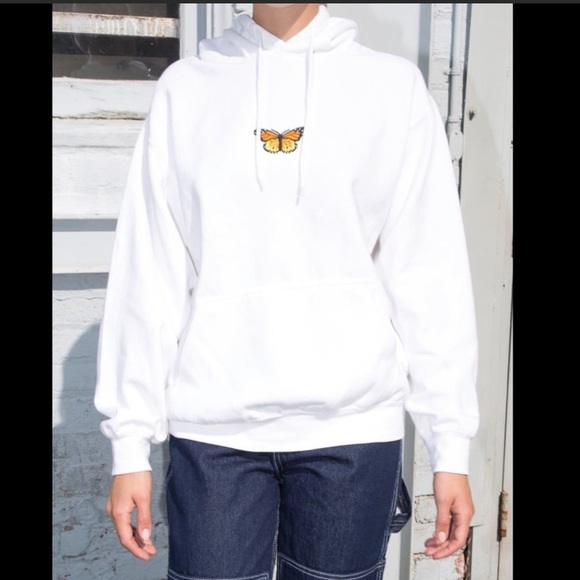Brandy Melville butterfly hoodie - Picture 1 of 5